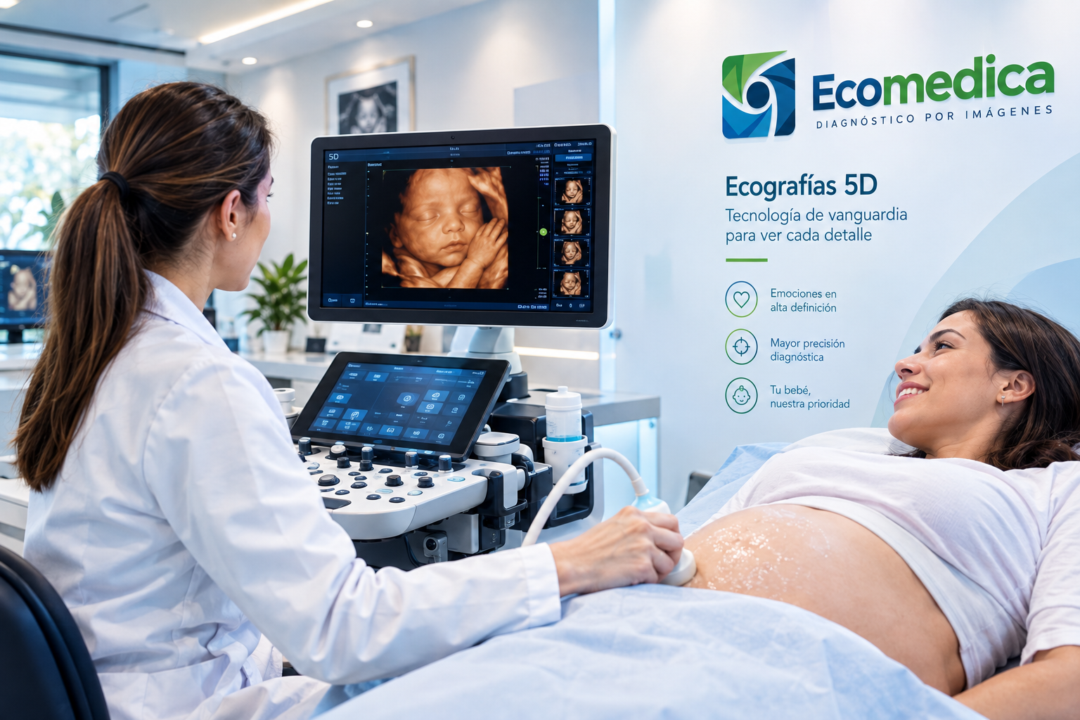 Ecografía 5D obstétrica en San Martín, Mendoza